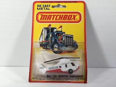 Matchbox Lesney Rescue Helicopter No. 75 • $39.95