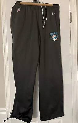 Nike NFL Miami Dolphins On-Field Sweat Pants Men’s XL Grey Football Logo • $29.99