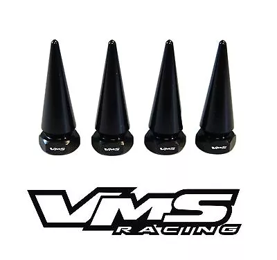 Vms Billet Aluminum Black B16 B18 Vtec Valve Cover Std Spike Nuts Bolts 8 Pcs • $19.95