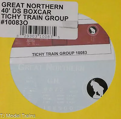 Tichy Train Group O #10083O Great Northern 40' DS Boxcar (Decal) • $5.40