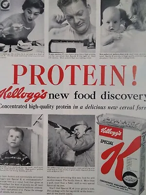 Kellogg's Special K Print Ad Original Rare Vtg 1950s Protein Tum's  • $44.02