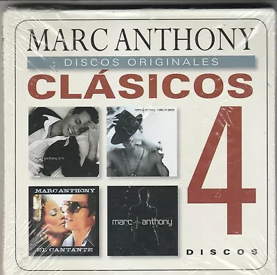 Marc Anthony- Clasicos Factory Sealed BRAND NEW 4XCD Free 1st Class UK P&P • $63.13