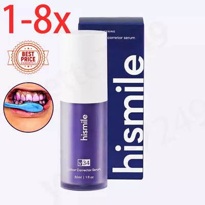 Hismile V34 Color CorrectorPurple Teeth Whiten Stain Removal  • $14.36