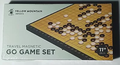 [NEW] Travel Magnetic GO Game Set - Yellow Mountain Imports - 11.3 X11.2  Board • $12.25