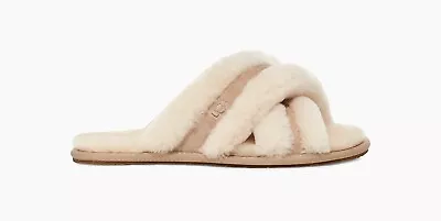 UGG Women's Scuffita Sheepskin Slide Slippers - Sand - Size 8 • $61.15