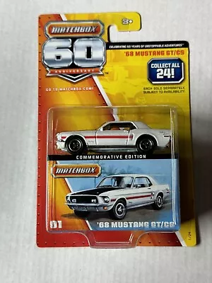 Matchbox '68 Mustang GT/CS California Special  60th Anniversary 1/64 • $10