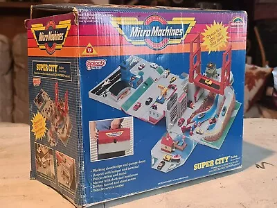 Rare Micro Machines Super City Toolbox Rainbow Toys Galoob With Box • £32