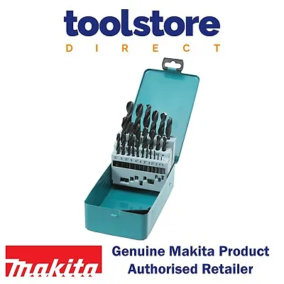 Makita D-54097 25pc HSS-R Metal Drill Bit Set • £19.99