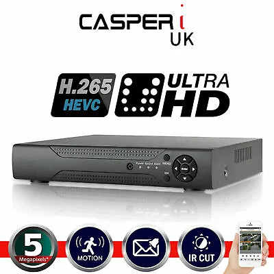 5MP 2MP CCTV DVR 4 8 16 Channel AHD 1920P Digital Video Recorder VGA HDMI BNC UK • £62