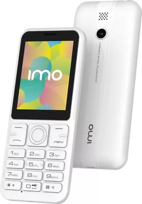 IMO Dash 4G Black White Bluetooth Camera UK Big Button Unlocked Mobile Phone • £18.99