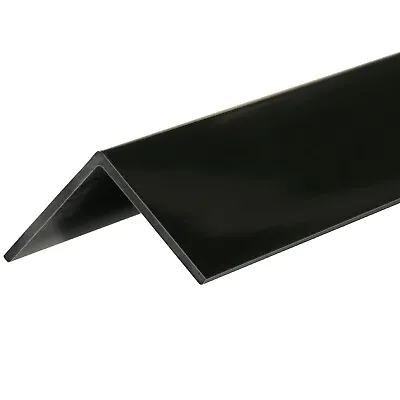 £11.99 • Buy PVC Corner Angle Trim Black Plastic Corner 90 Degree Angle Trim 2x1METRE 30x30mm
