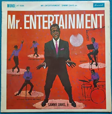 * Sammy Davis Jr. - Mr. Entertainment - 12  Vinyl Record LP Album 1961 Brunswick • £3.99