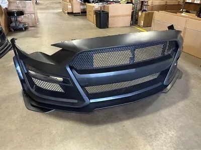 For Ford Mustang GT500 Style Front Bumper Conversion W/ Front Lip Fits 15-2017 • $879.99