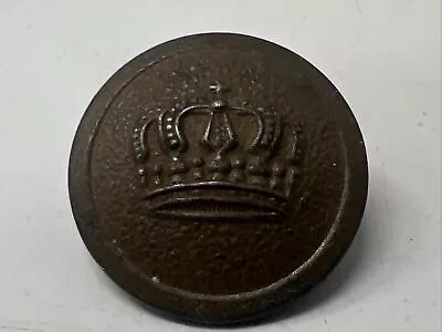 Original Ww1 German Empire Soldier Uniform Button Crown Somme Army • $24.99