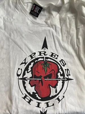 Cypress Hill 1998 Vintage T Shirt Still Smokin’ Tour White Red Skull Size XXL • $125