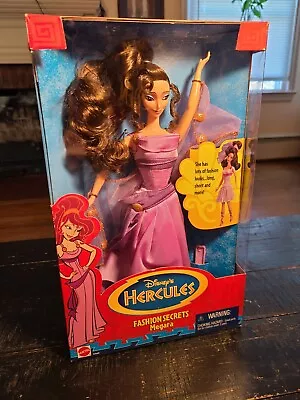 Disney's Hercules Fashion Secrets Megara Barbie Doll Mattel NIB. • $30