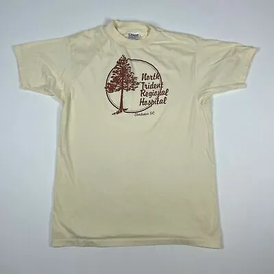 $17.95 • Buy Vintage Hanes Shirt Charleston SC Hospital Tree Graphic Single Stitch Adult L