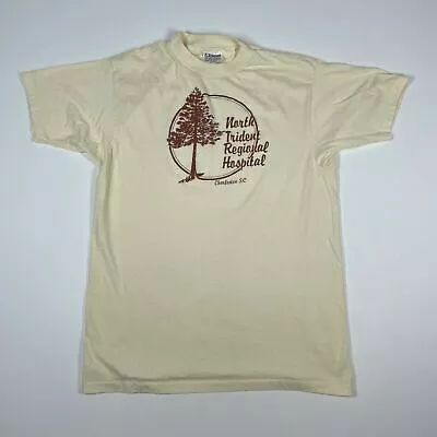 $17.95 • Buy Vintage Hanes Shirt Charleston SC Hospital Tree Graphic Single Stitch Adult L