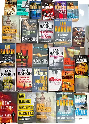 Complete Series Set INSPECTOR REBUS Ian Rankin 1-24 Lot HB/PB • $169.99