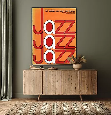 Ohio 11th Annual Jazz Festival Vintage Music Poster Sizes A4 A3 A2 A1 No 0999 • £13.99