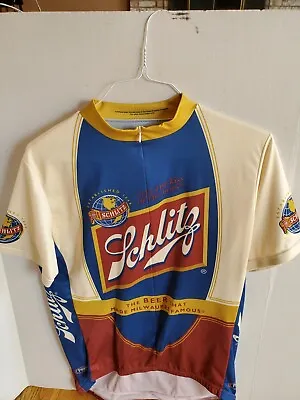 Primal Cycling Jersey XL Schlitz Beer Vintage Extremely Rare • $44.99