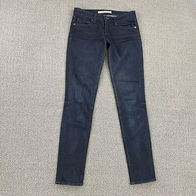 J Brand Women's Jeans Size 24 910 Skinny Blue Stretch Denim Dark Wash Low Rise • $23.99