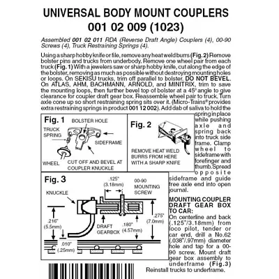 Micro-Trains 00102009 N Kadee Assembled Magne-matic Couplers (Pack Of 2) • $8.49