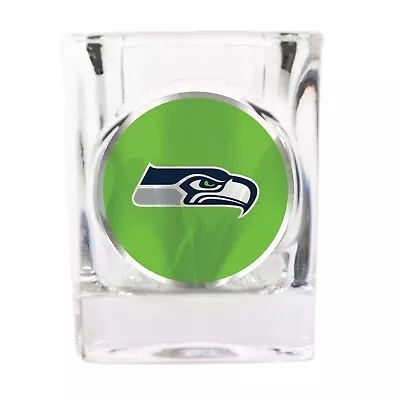 $8.96 • Buy Seattle Seahawks Nfl 2 Oz Premium Square Shot Glass W/ Logo Free Shipping