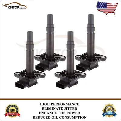 $45.99 • Buy 4 Ignition Coil Pack For VW Beetle 1999-2004 Golf Jetta 2000-2001 Passat 1.8L