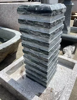 Modern Gray Marble Self-Contained Fountain • $500