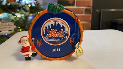 $20 • Buy Danbury Mint 2011 New York Mets Christmas Drum Ornament Collectible