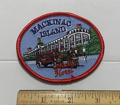 Grand Hotel Mackinac Island Michigan MI Souvenir Embroidered Iron-on Patch Badge • $12.49