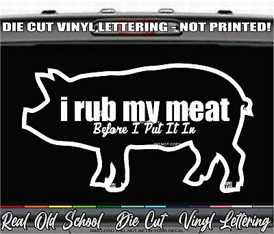 BBQ Decal Vinyl Sticker Grill Smoker Pit Master Chef Cook SUV Car Truck Window  • $19.38