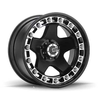 Mamba Type M4 17x8 Matte Black/Silver Aluminum Wheel Rim 5x139.7 • $129.99