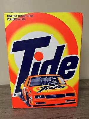 Vintage Tide Detergent Box Darrel Waltrip NASCAR Racing 80s Movie Prop Empty • $45