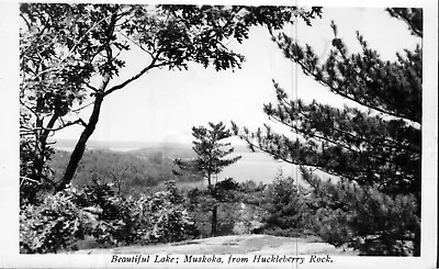 RPPC Postcard Beautiful Lake Muskoka From Huckleberry Rock [ee] • $7.25