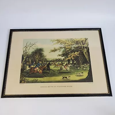 Framed Print - Royal Hunt In Windsor Park - By James Pollard • £24.99
