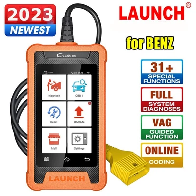 $115.19 • Buy LAUNCH X431 Elite Bidirectional Diagnostic Tool OBD2 Scanner ECU Coding For BENZ