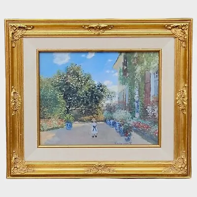Claude Monet French Painter Impresionist Art The Artist's House At Argenteuil • $199