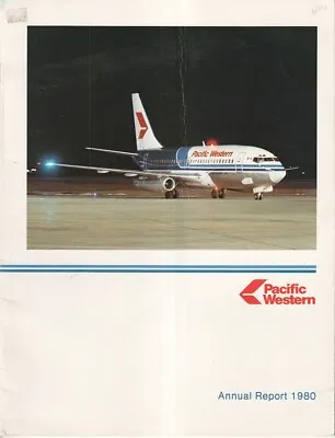 Pacific Western Airlines Annual Report 1980 • $19.99