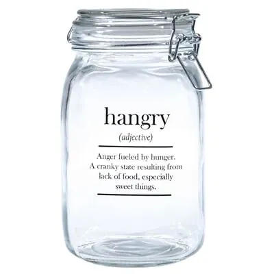 Circleware - Oakland 1.4Ltr Glass Canister With Hemetic Lid Hangry • $7.95