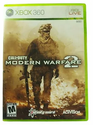 $8 • Buy Call Of Duty: Modern Warfare 2 (Xbox 360, 2009)  Disc, Booklet, Case.