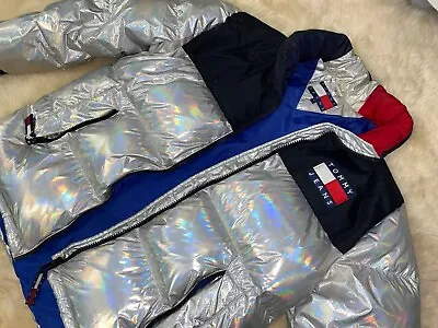 Vintage Tommy Hilfiger Jacket HOLY GRAIL - Hologram Puffer  • $966