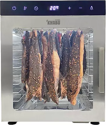 Biltong Food Dehydrator And Drying Cabinet 10 Tray Capacity With Full Temperat • $550.99