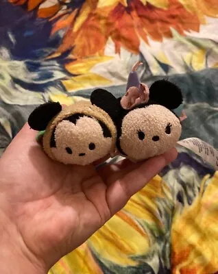 Mickey & Minnie Disney Tsum Tsums Burger Hamburger Mini Plush Gently Used Set • $3