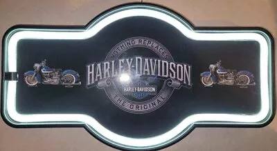 Harley Davidson 17  X10  Illuminated Led Man Cave Sign. • $40