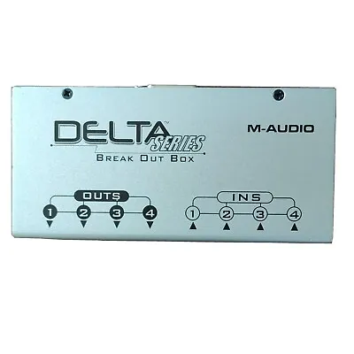 M-Audio Delta Series Break Out Box 4-In / 4-Out 1/4  Cord Interface • $8