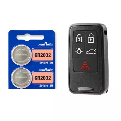 Volvo Keyfob Replacement Battery Murata CR2032 Lithium (2 Pack) + Tracking • $3.95