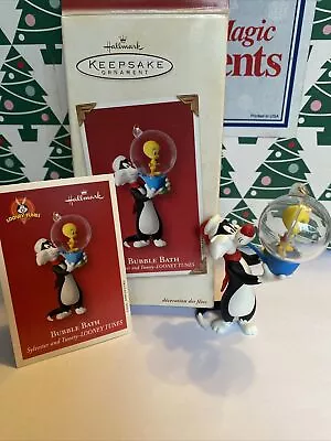 £17.99 • Buy Christmas Hallmark Keepsak Looney Sylvester Bubble Bath Tweety Ornament NIB