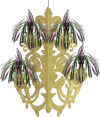 Mardi Gras Masquerade Masks Holiday Theme Party Firework Chandelier Decoration • $19.85